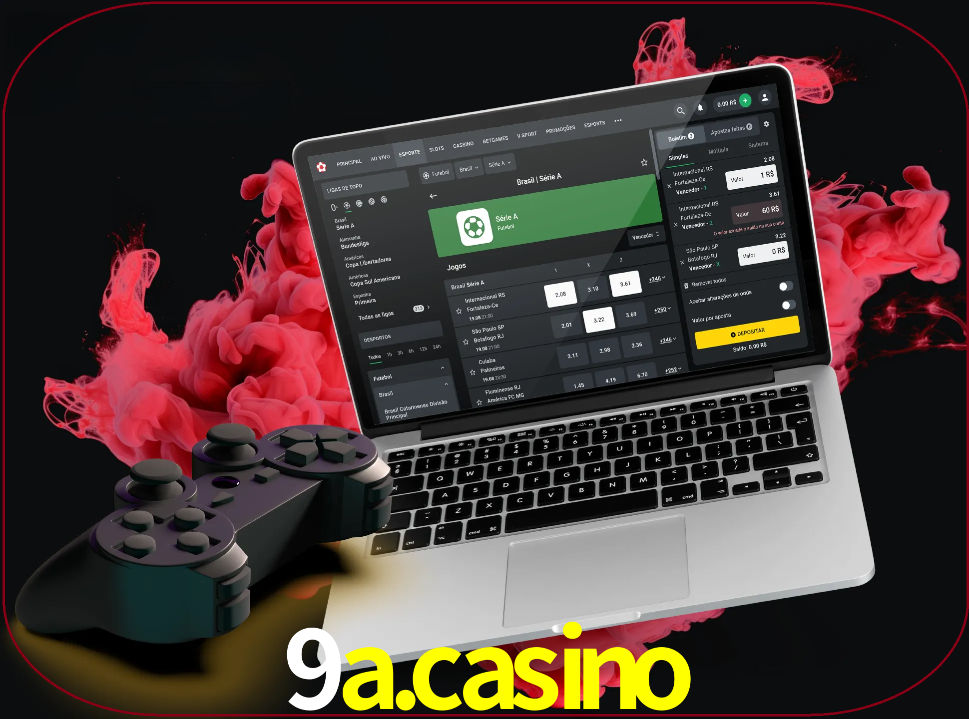 Visite a secção especial de jogos de vídeo em 9A.CASINO para descobrir em que jogos pode apostar e ganhar muito dinheiro.