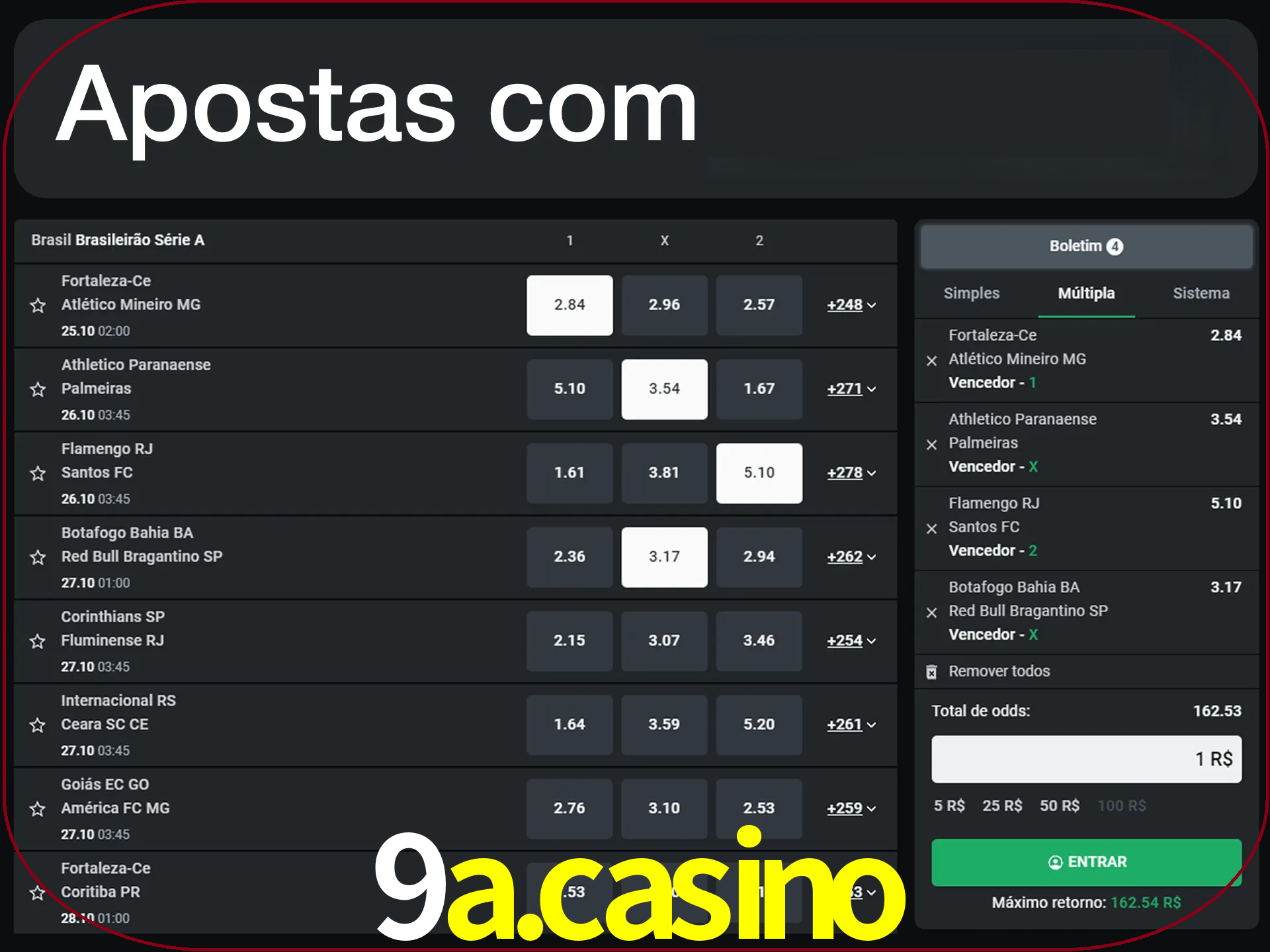 Aposte em vários diciplines com LeonBet.