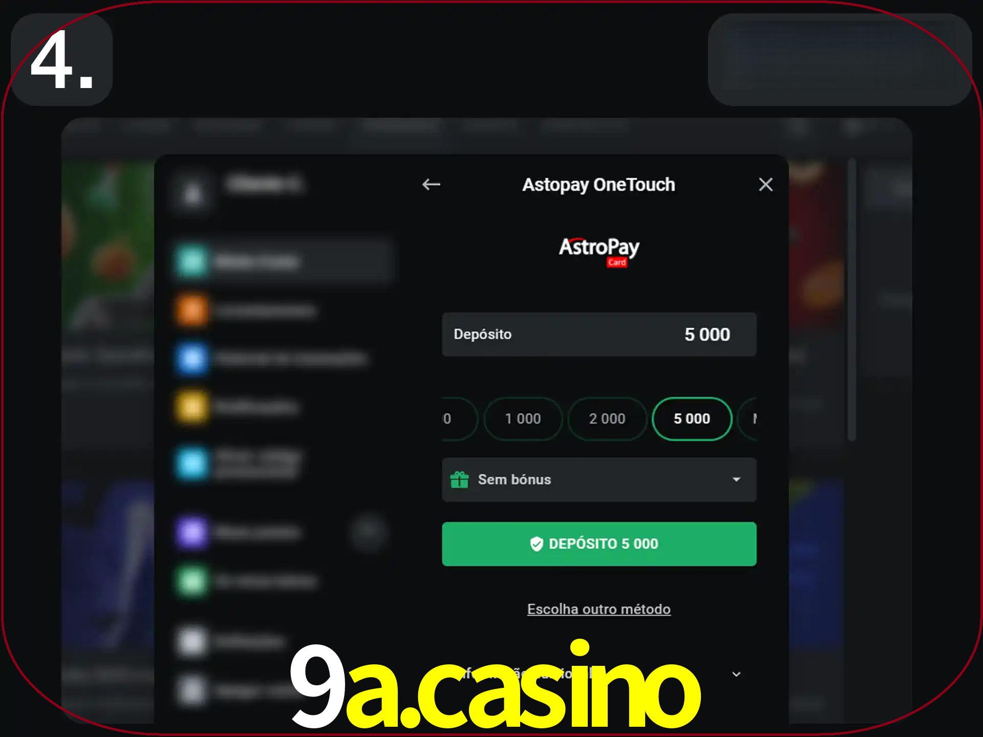 Preencha todos os seus dados nos campos.