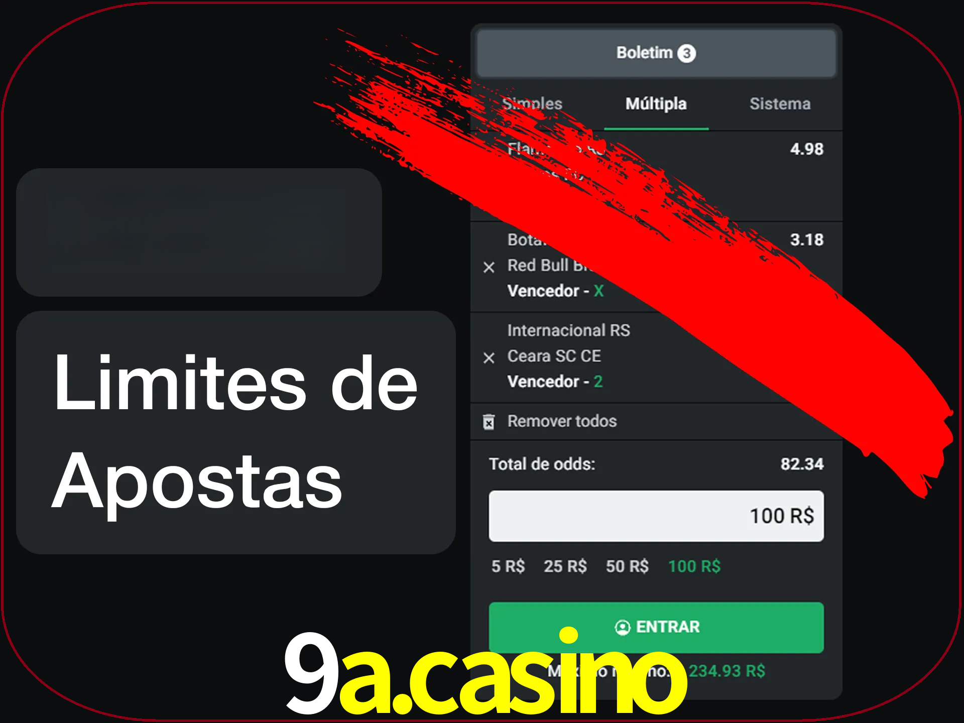 Não faça apostas loucas.